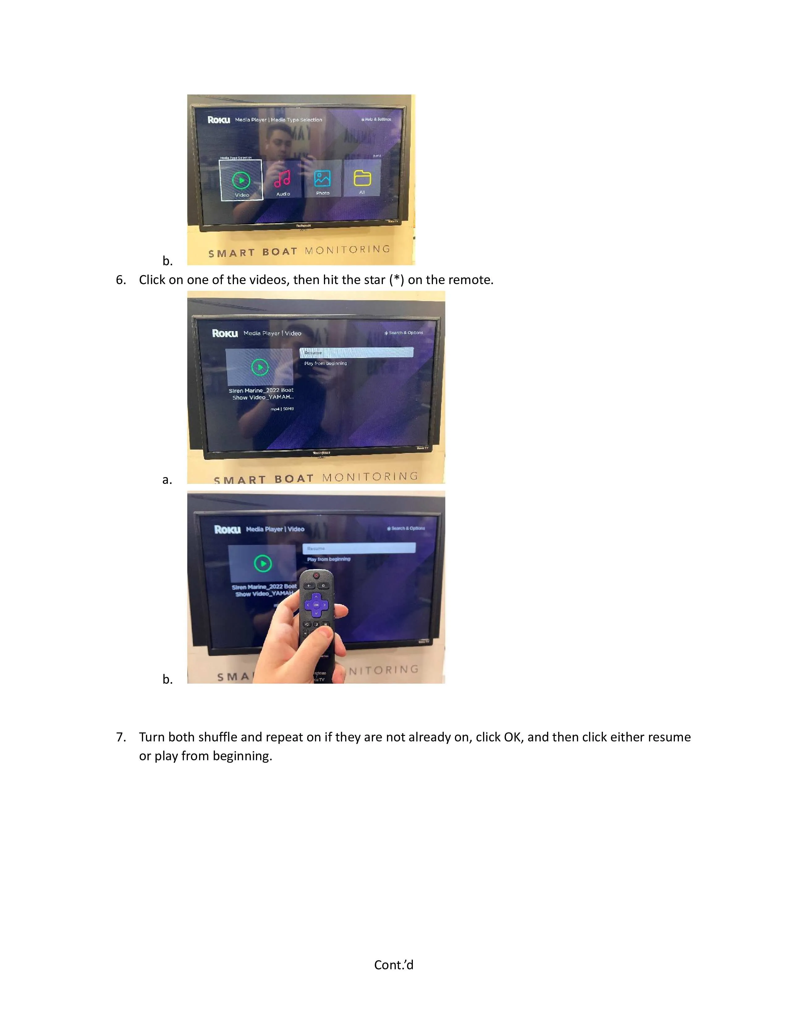 Event set-up guides for a boat show panel display (pages 1 to 3) and a kiosk (pages 4 to 8). Page 8 of 8
